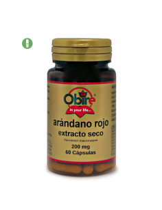 ARANDANO ROJO 200 MG 60 CAP 5000 MG OBIRE