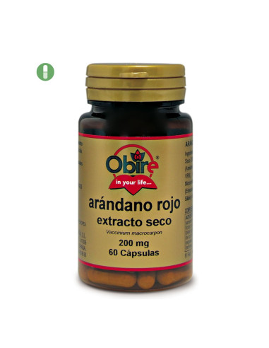 ARANDANO ROJO 200 MG 60 CAP 5000 MG OBIRE